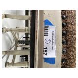 Vintage Burl Wood China Cabinet Hutch with built in lighting