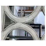 Vintage Burl Wood China Cabinet Hutch with built in lighting