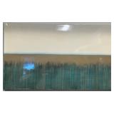 Vintage Burl Wood China Cabinet Hutch with built in lighting