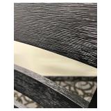 Coaster Fine Furniture Dining Table Set & 4 Black Chairs - Oak Finish