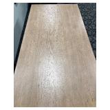 Coaster Fine Furniture Dining Table Set & 4 Black Chairs - Oak Finish