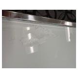 End Table - Chrome & Glass 2-Tier with Casters