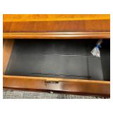 Aspenhome Burl Wood 3-Drawer Dresser with Rope Edge & Ornate Handles