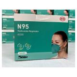 NEW BYD N95 Particulate Respirators – 30 Boxes of 20 Masks – NIOSH Approved 95%+ Filtration Efficiency Against Solid & Liquid Aerosols – Foldable Non-Sterile Design with 4-Point Elastic Stra