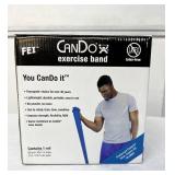MSRP $120 NEW FEI CanDo Latex-Free Exercise Band – Blue, Heavy Resistance (Level 4) 50 Yards Long x 5” Wide, Durable & Portable, No Powder/Mess – Ideal for Physical Therapy, Rehab, Strength 