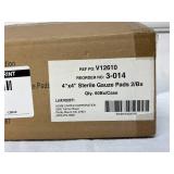 1 Case (120 each) NEW Acme V12610 4" x 4" Sterile Gauze Pads - High-Quality Cotton Pads, Highly Absorbent, Individually Wrapped