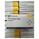 1 Case (120 each) NEW Acme V12610 4" x 4" Sterile Gauze Pads - High-Quality Cotton Pads, Highly Absorbent, Individually Wrapped