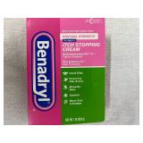 Lot of 6 NEW Benadryl 1 oz. Original Strength Itch Stopping Cream - Diphenhydramine HCI 1% Topical Analgesic - Zinc Acetate 0.1% Skin Protectant - For Insect Bites, Poison Ivy, Sunburn, and Minor Cuts
