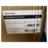1 Case NEW Halyard 48822 23" x 36" Disposable Underpads/Chux Pads –150 Count - Super-Absorbent & Odor-Reducing – Keeps Patients Comfortable & Bedding Protected!