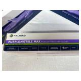 MSRP $300 = 4 Boxes (200 gloves) HALYARD Purple Nitrile MAX Exam Gloves, TEXTURED PALM & FINGERTIPS!!!, Powder-Free, Puncture Resistant THICK 11.8 mil, Extended 16" Cuff, X-Large *maximum protecti
