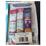 NEW Bruder Healthy Eyes Patient Samples - Categorized for Hygiene, Heat, and Hydration - Eyelid Cleansing Wipes, Moist Heat Eye Masks, Dry Eye Drinks
