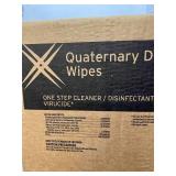 1 Case (12 each) NEW Ecolab 6000169 9" x 12" Quaternary Disinfectant Wipes - Non-Alcohol, Quat Based Formula, Excellent Material Compatibility, Used in Hazardous Critical Areas to Prevent Contaminatio