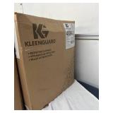 MSRP $350 = 1 Case (24 each) NEW Kleenguard 45094 Blood and Chemical Splash Protection Hooded & Booted Denim Coveralls - Size XL Blue