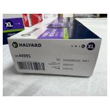 MSRP $300 = 4 Boxes (200 gloves) HALYARD Purple Nitrile MAX Exam Gloves, TEXTURED PALM & FINGERTIPS!!!, Powder-Free, Puncture Resistant THICK 11.8 mil, Extended 16" Cuff, X-Large *maximum protecti