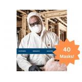 MSRP $200 = 4 Boxes (40 Masks Total) NEW 3M 8511 N95 Particulate Respirators Masks *COOL FLOW Valve – Adjustable M-Noseclip, Braided Straps for Secure Fit – Designed for Hot, Dusty Jobs: Sanding, 