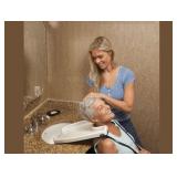 NEW EZ-Access EZ-Shampoo Hair Washing Tray - Convenient Shampooing While Seated, Ideal for Wheelchair & Chair-Bound Users