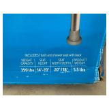 New Carex Bath and Shower Seat with Back