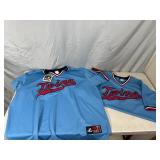 2 MN Twins Cooperstown Collection Jerseys - XL and 2XL