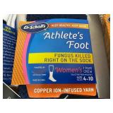 3 New Pair Dr Scholls Athletes Foot Socks
