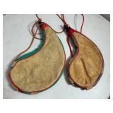 2 Bota Bag / Wine Skin Canteens