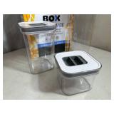 Set of 3 New Pantrymate Space Box Leak Proof Food Storage Containers