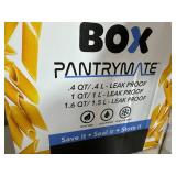 Set of 3 New Pantrymate Space Box Leak Proof Food Storage Containers