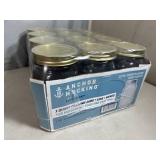 New Case of 12 Anchor Hocking 1 Quart Canning Jars with Lids - Wide Mouth