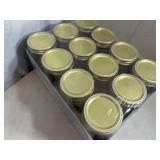 New Case of 12 Anchor Hocking 1 Quart Canning Jars with Lids - Wide Mouth