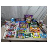 Assorted Candy, Dubble Bubble, Andes Mints, Candy Blox, Tootsie Pops, and More