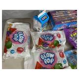 Assorted Candy, Dubble Bubble, Andes Mints, Candy Blox, Tootsie Pops, and More