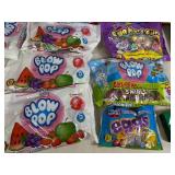 Assorted Candy, Dubble Bubble, Andes Mints, Candy Blox, Tootsie Pops, and More