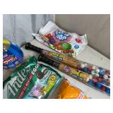 Assorted Candy, Dubble Bubble, Andes Mints, Candy Blox, Tootsie Pops, and More