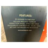 New Serengeti Vacuum Insulated Stainless Steel Tumbler with Lid - Tabby Cat