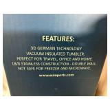 New Serengeti Vacuum Insulated Stainless Steel Tumbler with Lid - Yorkie Dog