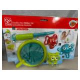 3 New Hape Toys, Drum, Bath Fishing Set, Nature Net