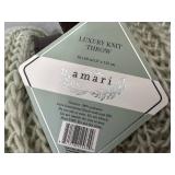 New Amari Luxury Knit Throw Blanket