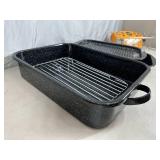 New Granite Ware Baking Pans and Roaster V-Rack