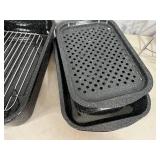New Granite Ware Baking Pans and Roaster V-Rack