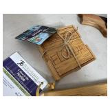 Assorted New Florida Themed Bamboo Coasters, Cutting Boards, Serving Board