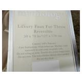 New Mythology Luxury Faux Fur Throw Blanket