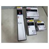 New Delta Foundations Chrome Bathroom Set - Towel Bar, Ring, Hook, Etc