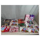 Assorted Candy, Blow Pops, Tootsie Rolls, Suckers, Andes Mints, and More