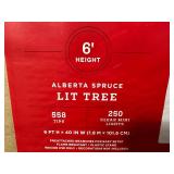 6 ft Pre-Lit Christmas Tree