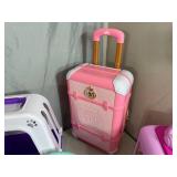 Large Lot of Toys, Dog Houses, Claw Game, Suitcase, Blanket, and More