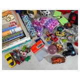 Large Lot of Toys, Games, Car Tracks, Books, and More