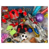 Large Lot of Toys, Games, Car Tracks, Books, and More
