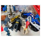 Large Lot of Toys, Games, Car Tracks, Books, and More