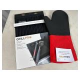 New Silicone Grill Mitt and Silicone Side Shelf Grill Mat