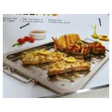 New Grill Pro Stainless Steel Flat Grill Topper
