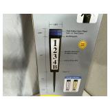 New Solar Powered Address Light